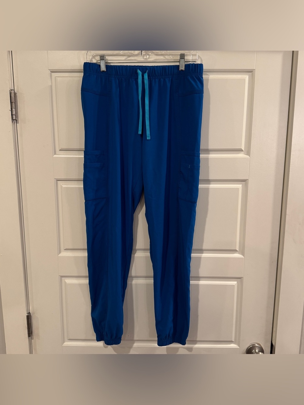 Carhartt Women's Force Modern Fit Blue Jogger Scrub Pants Style C52610 Sz Small